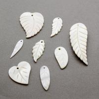 Natural White Shell Pendants DIY nickel lead & cadmium free Sold By Bag