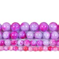 Jade Perlen, persische Jade, rund, DIY & verschiedene Größen vorhanden, rosa Camouflage, verkauft von Strang