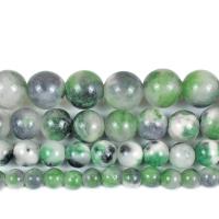 Grânulos de Jade, persa Jade, Roda, DIY & tamanho diferente para a escolha, verde, vendido por Strand