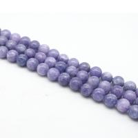 Gemstone Jewelry Beads, Aquamarine, Round, polished, DIY & different size for choice, blue, Sold Per 38 cm Strand