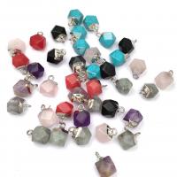 Gemstone Pendants Jewelry, DIY & different materials for choice, more colors for choice, 8x12mm, Sold By PC