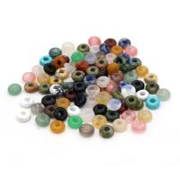 Mixed Gemstone Beads, Natural Stone, Abacus, DIY, more colors for choice, 5x10mm, Hole:Approx 4mm, Sold By Bag