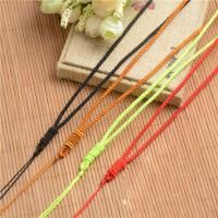 Fashion Necklace Cord, Knot Cord, Adjustable, more colors for choice, Length:Approx 23.62 Inch, 20Strands/Lot, Sold By Lot