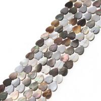 Black Shell Perler, Heart, du kan DIY & forskellig størrelse for valg, blandede farver, Solgt af Strand