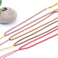 Módní náhrdelník kabel, Taiwan Thread, DIY & různé velikosti pro výběr, více barev na výběr, Délka Cca 17.71-23.62 inch, 20přediva/Lot, Prodáno By Lot
