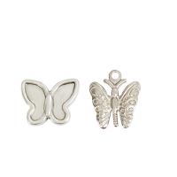 Stainless Steel Pendants 304 Stainless Steel Butterfly DIY original color Sold By PC