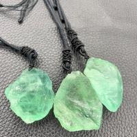 Bijoux Pendentifs en pierres gemmes, La fluorite verte, fait à la main, DIY, vert, 20mm, 10Strandstoron/sac, Vendu par sac