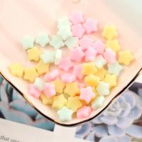 Mobile Phone DIY Decoration, Soft PVC, Star, mixed colors, 9mm, Sold By PC
