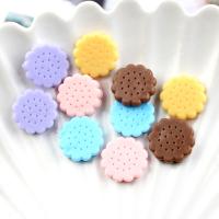 Mobile Phone DIY Decoration Soft PVC Biscuit mixed colors 15mm Sold By PC
