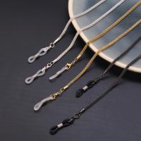 Zinc Alloy Glasses Chain plated durable nickel lead & cadmium free Length 29.5 Inch Sold By Bag