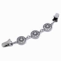 Scarf Buckle, Tibetan Style, silver color plated, durable & for woman, nickel, lead & cadmium free, 135x17mm, 5PCs/Bag, Sold By Bag