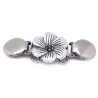 Scarf Buckle Zinc Alloy antique silver color plated durable & Unisex nickel lead & cadmium free Sold By Bag