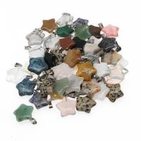Gemstone Pendants Jewelry Star polished & DIY 29*19*8mm Approx 4mm Sold By Bag