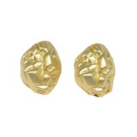 Brass Jewelry Beads, plated, DIY, golden, 12*9mm, 10PCs/Bag, Sold By Bag