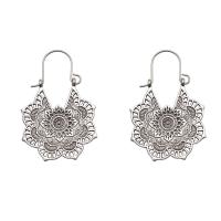 Tibetan Style Drop Earrings, plated, for woman, more colors for choice, nickel, lead & cadmium free, 30x40mm, Sold By Pair