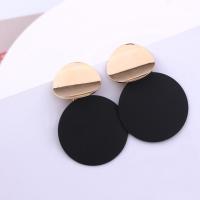 Tibetan Style Drop Earrings, plated, for woman, more colors for choice, nickel, lead & cadmium free, 28x40mm, Sold By Pair