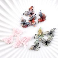 Mobile Phone DIY Decoration Acrylic Butterfly plated Sold By PC