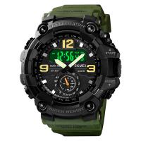 Men Wrist Watch, Resin, with PU Rubber & Glass, Life water resistant & multifunctional & for man & luminated, more colors for choice, 56x59mm,265mm, Sold By PC