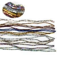 Perles hématites amagnétiques, Hématite, cadre, poli, DIY, plus de couleurs à choisir, 2x2mm, Vendu par brin
