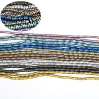 Ikke-magnetiske Hæmatit perler, Abacus, poleret, du kan DIY, flere farver til valg, 4x2mm, Solgt af Strand