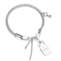 Stainless Steel Jewelry Bracelet, polished, for woman, Length:Approx 7.6 Inch, 10Strands/Lot, Sold By Lot