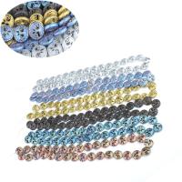Perles hématites amagnétiques, Hématite, Placage, DIY, plus de couleurs à choisir, 12mm, Vendu par brin