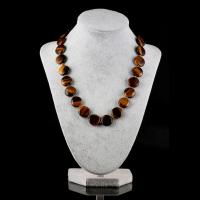 Natural Gemstone Necklace, Round, polished, DIY & different styles for choice, more colors for choice, 16x16mm, Sold Per 45 cm Strand