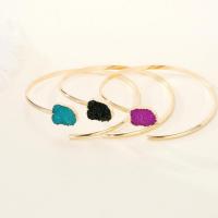 Zinc Alloy Cuff Bangle with Resin fashion jewelry & for woman nickel lead & cadmium free 6cm Sold By PC