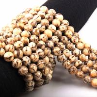 Perles en labradorite, Rond, poli, DIY & normes différentes pour le choix, Vendu par Environ 15.7 pouce brin