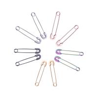 Stainless Steel Safety Pin, Paper Clip, plated, more colors for choice, 37.80mm, 10PCs/Lot, Sold By Lot
