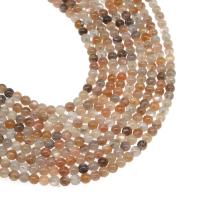 Mondstein Perlen, rund, poliert, DIY & verschiedene Größen vorhanden, gemischte Farben, verkauft von Strang