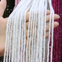 Mischedelstein Perlen, Edelstein, Abakus,Rechenbrett, poliert, unterschiedliche Farbe und Muster für die Wahl & DIY & facettierte, keine, 2x4mm, verkauft von Strang