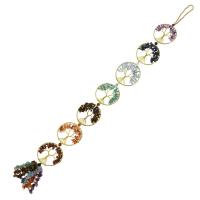 Lazulit Viseći dekoracija, s Tiger Eye, Održivi & modni nakit & za žene, 540mm,52x8mm, Prodano By PC