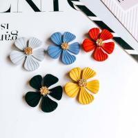 Tibetan Style Flower Pendants, plated, DIY, more colors for choice, nickel, lead & cadmium free, 25x25mm, 20PCs/Bag, Sold By Bag