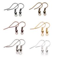 Zinc Alloy Earring Hook plated fashion jewelry & DIY nickel lead & cadmium free Sold By Bag