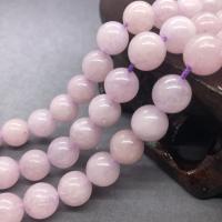 Marmor Pärlor, Naturlig marmor, Rund, polerad, olika storlek för val, rosa, Såld Per Ca 15 inch Strand