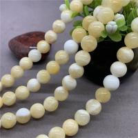 Natural Jade Beads, Pale Brown Jade, Round, polished, different size for choice, Sold Per Approx 15 Inch Strand