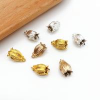 Brass Jewelry Bails, plated, DIY, more colors for choice, nickel, lead & cadmium free, 8x15mm, Approx 20PCs/Bag, Sold By Bag