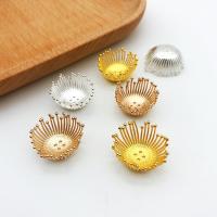 Brass Bead Cap, plated, DIY, more colors for choice, nickel, lead & cadmium free, 20mm, Sold By PC
