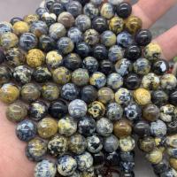 Ozean Jaspis Perle, rund, poliert, verschiedene Größen vorhanden, verkauft per ca. 15 ZollInch Strang
