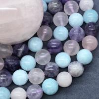 Südafrikanischer Stein Perle, rund, poliert, verschiedene Größen vorhanden, verkauft von Strang