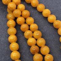 Chalcedony Beads Round polished orange Sold Per Approx 15 Inch Strand
