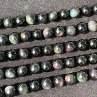Rainbow Obsidian Beads Round polished multi-colored Sold Per Approx 15 Inch Strand