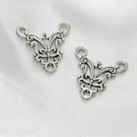 Tibetan Style Pendants, antique silver color plated, DIY, nickel, lead & cadmium free, 21x1.30x22mm, 500PCs/Bag, Sold By Bag