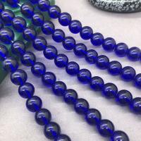 Kristall Perle, rund, poliert, verschiedene Größen vorhanden, verkauft per ca. 15 ZollInch Strang