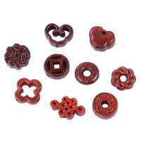 Drvene perle, Crvena sandalovina Willow, Izrezbaren, možete DIY & različitih stilova za izbor, više boja za izbor, 10računala/Torba, Prodano By Torba