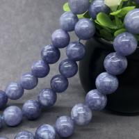 Natural Chalcedony Bead Round polished & frosted purple Sold Per Approx 15 Inch Strand