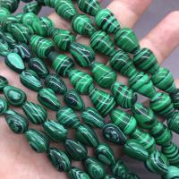 Natural Malachite Beads Teardrop polished Sold Per Approx 15.7 Inch Strand