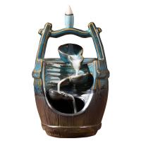 Backflow Incense Burner, Porcelain, plated, for home and office & durable, more colors for choice, 170x110mm, Sold By PC