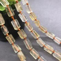 Natural Citrine Beads, polished, DIY, 6x10mm, Approx 30PCs/Strand, Sold Per Approx 13.8 Inch Strand
